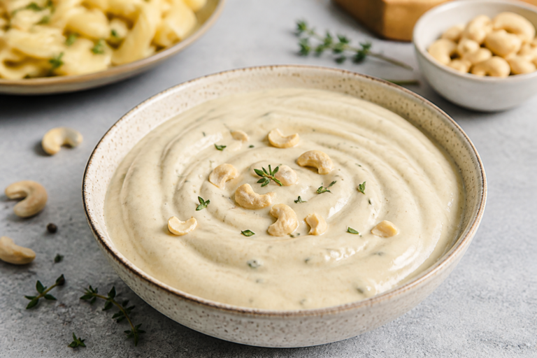 Vegan Creamy Cashew Pasta Sauce – Simple, Silky, Satisfying
