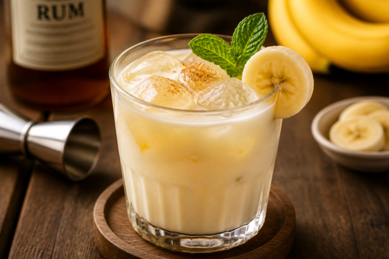 Banana Rum Cream Cocktail – Smooth, Tropical, and Comforting