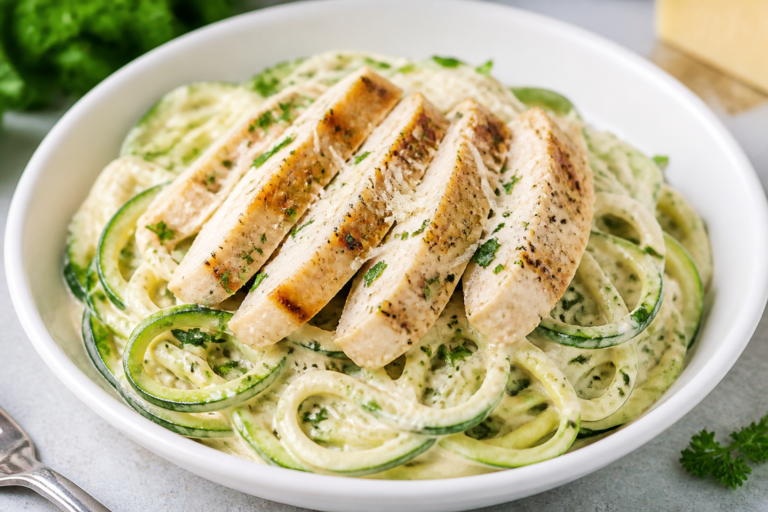 Clean Food Crush Easy Chicken Alfredo With Zoodles