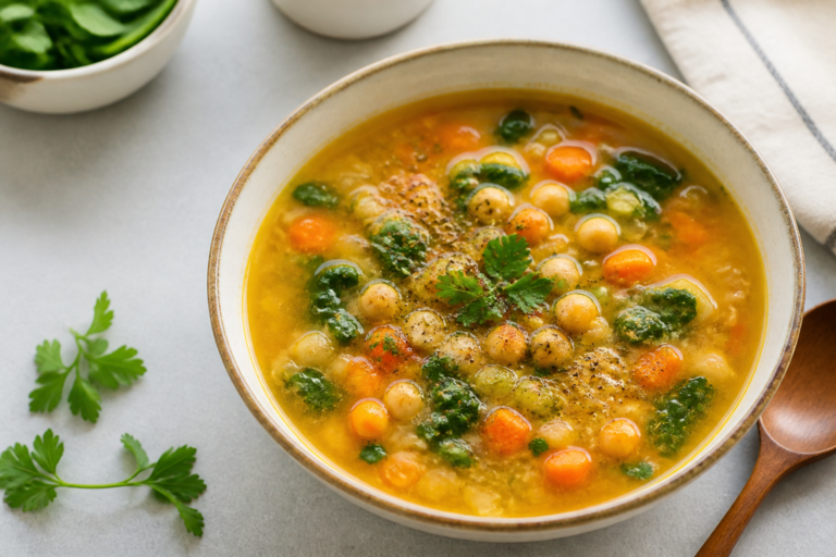 Chickpea Soup Vegan Healthy