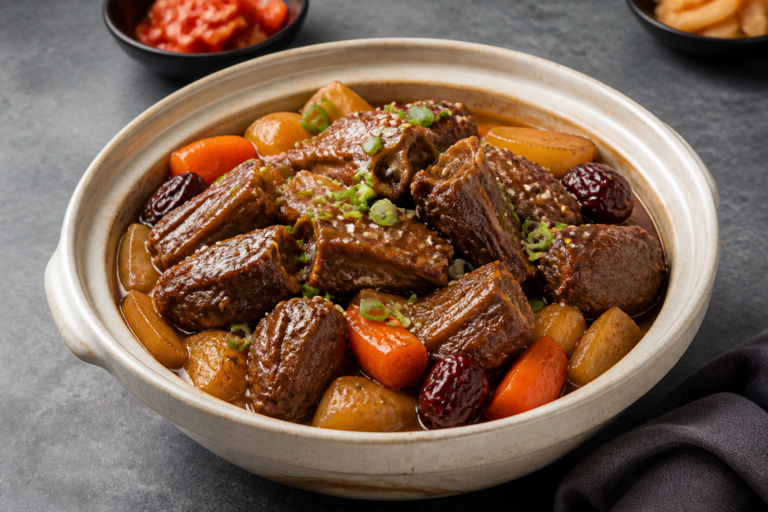 Korean Braised Short Ribs (Galbi Jjim)