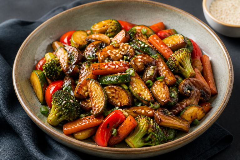 Teriyaki Glazed Vegetables