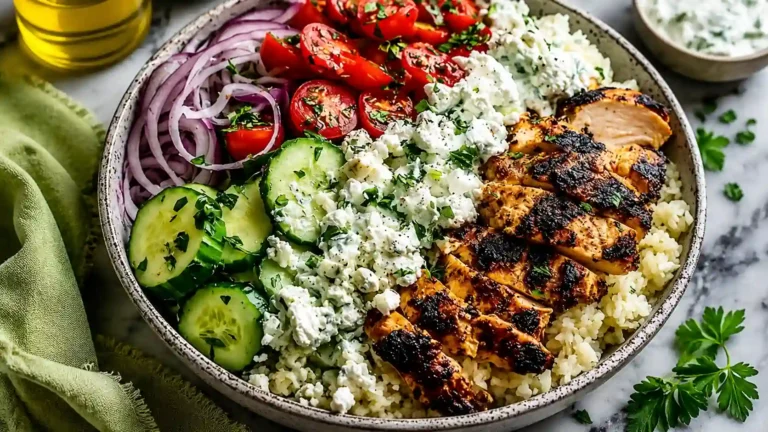 Easy Greek Chicken Bowls