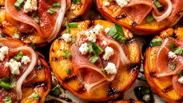 Grilled Peach Prosciutto Appetizer – Sweet, Salty, and Perfect for Summer