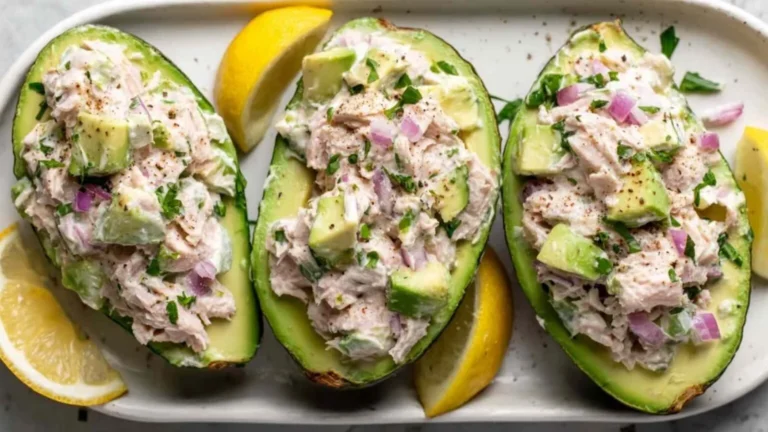 Avocado Tuna Salad Boats
