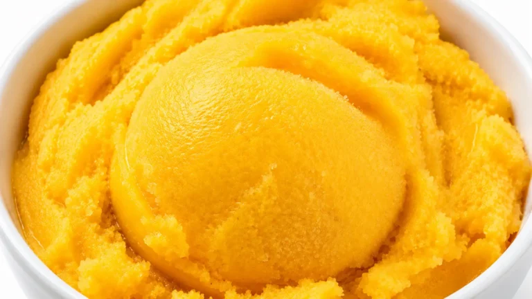 How to Make Homemade Mango Sorbet – Bright, Smooth, and Refreshing