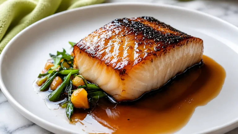 Melt-In-Your-Mouth Buttery Miso Glazed Black Cod