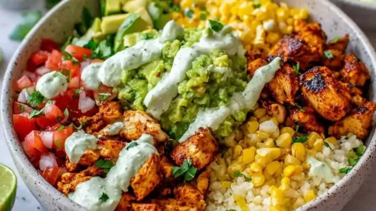 Healthy Chicken Taco Bowls: Delicious Quick Protein Fix