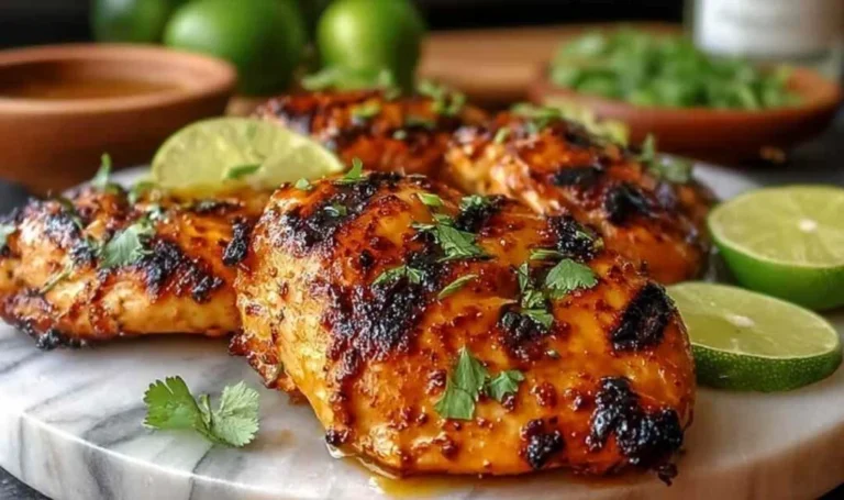 Grilled Spicy Honey Lime Chicken