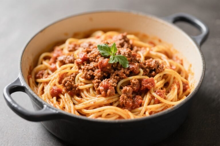 One-Pot Spaghetti Bolognese – A Fast, Cozy Weeknight Favorite