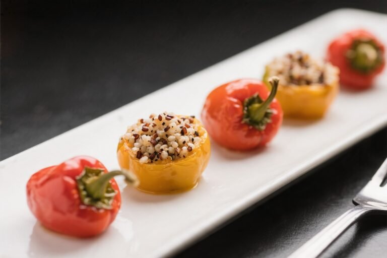 Stuffed Mini Sweet Peppers Quinoa – A Bright, Bite-Sized Favorite