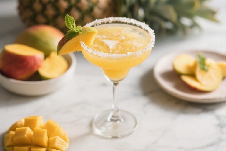 Mango Margarita Cocktail Recipe | Easy Summer Drink – Bright, Refreshing, and Simple