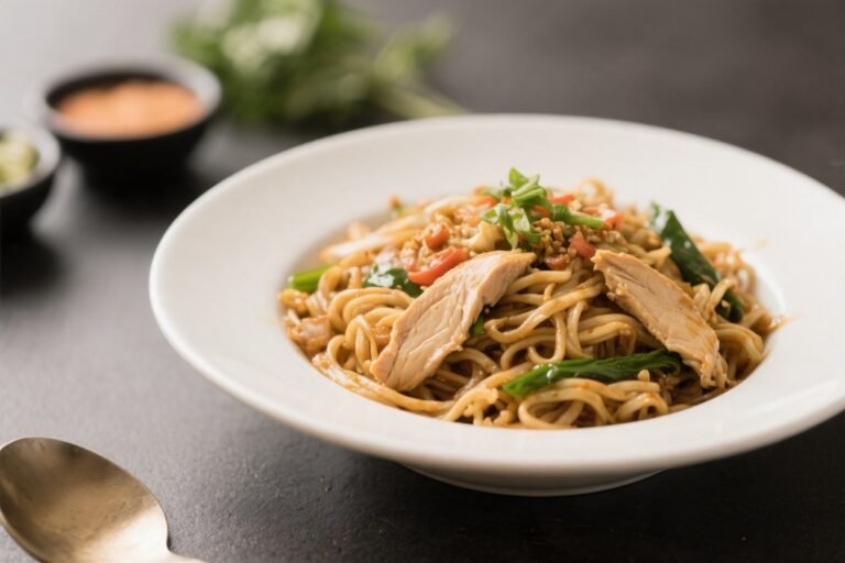 Thai Peanut Chicken Noodles – A Creamy, Savory Weeknight Favorite