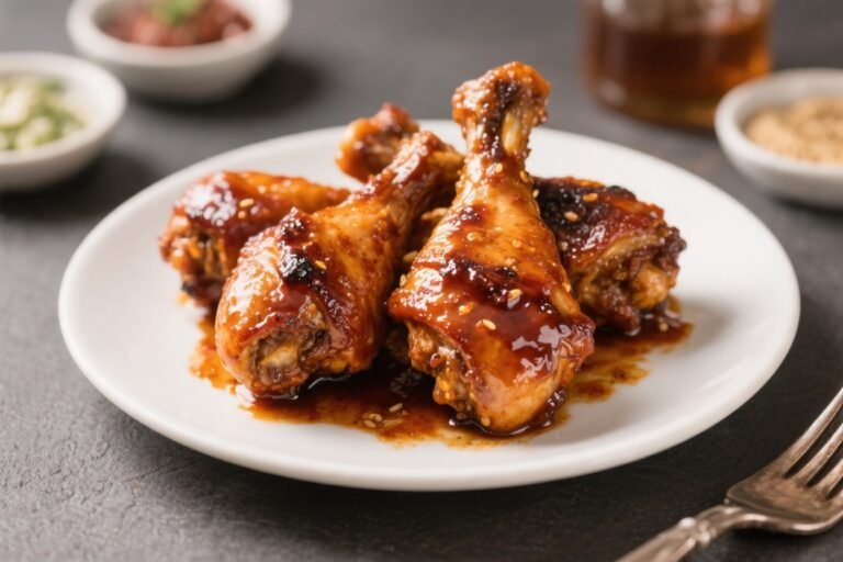 BBQ Chicken Drumsticks Recipe – Juicy, Sticky, and Easy