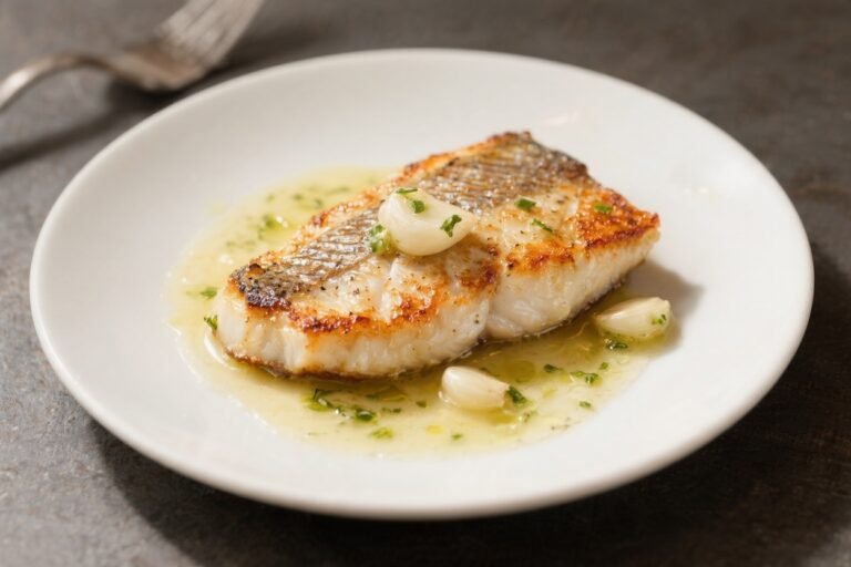 Pan-Seared Tilapia with Garlic Butter Sauce – Fast, Flavorful, and Weeknight-Friendly