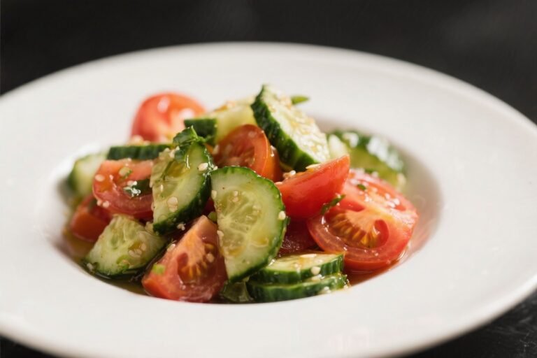 Marinated Cucumber Tomato Salad – Bright, Fresh, and Make-Ahead Friendly