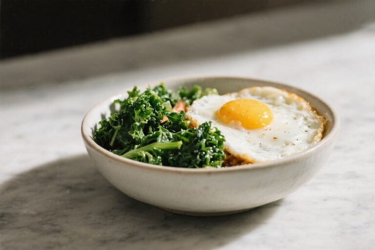 Kale and Egg Breakfast Bowl – A Simple, Satisfying Start
