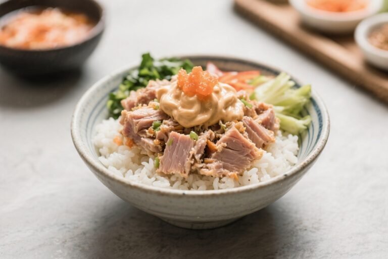 Korean Tuna Mayo Rice Bowl – Simple Comfort With Big Flavor