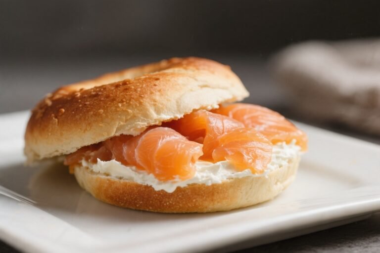 Smoked Salmon Bagel With Cream Cheese – A Classic, Satisfying Breakfast