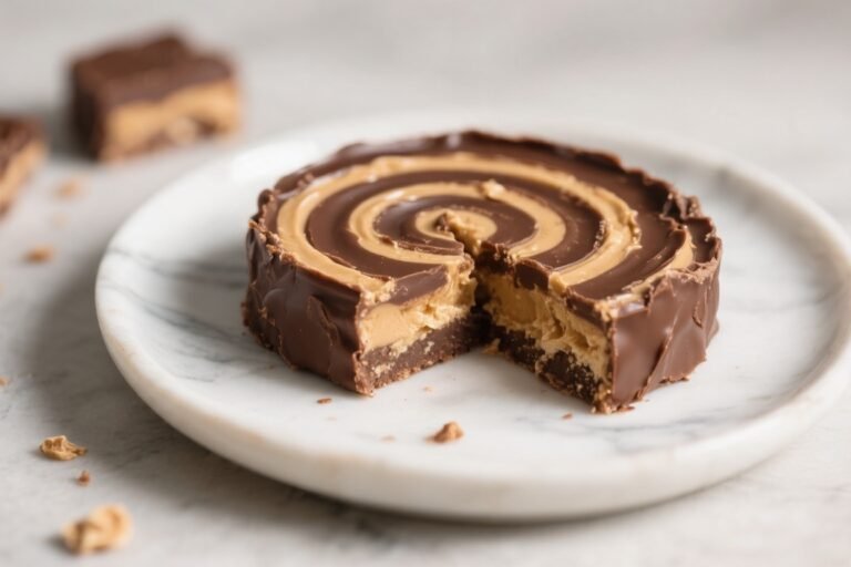 No Bake Chocolate Peanut Butter Pinwheel Fudge – Simple, Swirled, and Irresistible