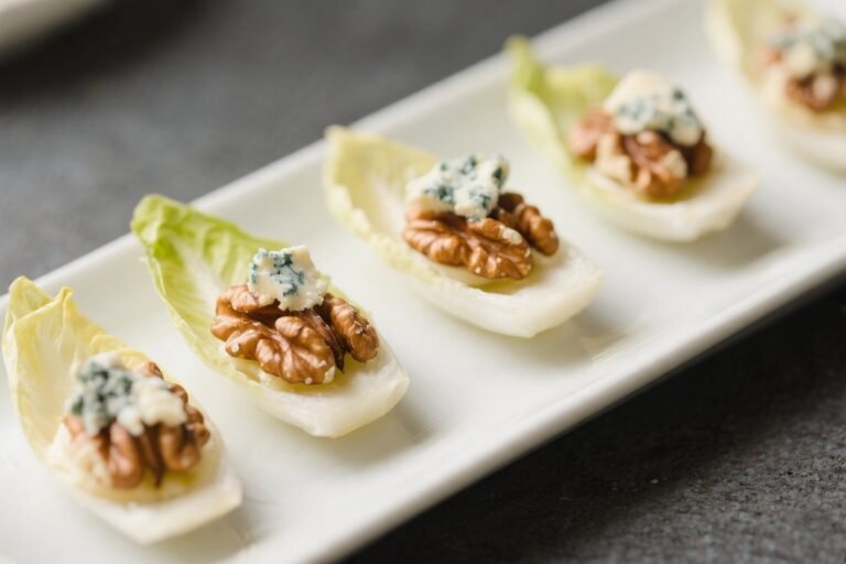 Blue Cheese and Walnut Endive Bites – A Crisp, Creamy Party Appetizer