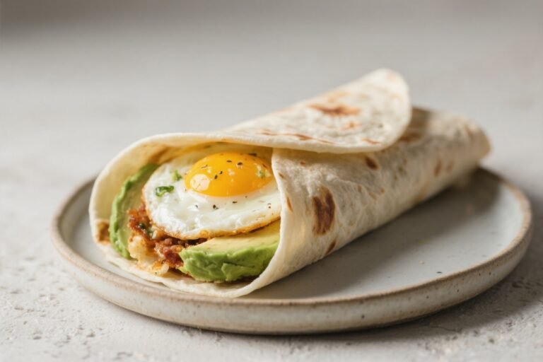 Egg and Avocado Breakfast Wrap – Simple, Satisfying, and Quick