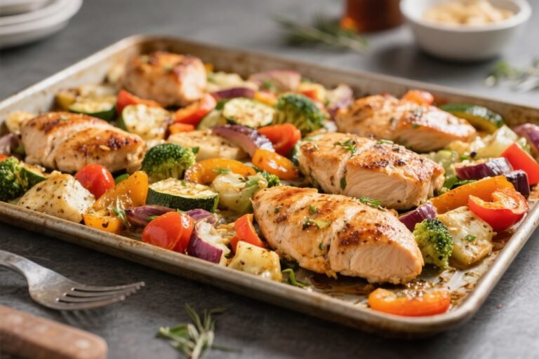 Easy Chicken and Veggie Sheet Pan Meal – Weeknight Dinner, Simplified