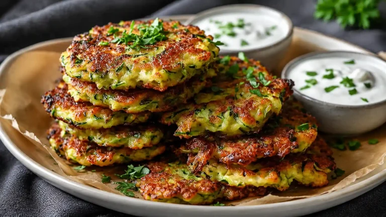 Healthy Zucchini Fritters