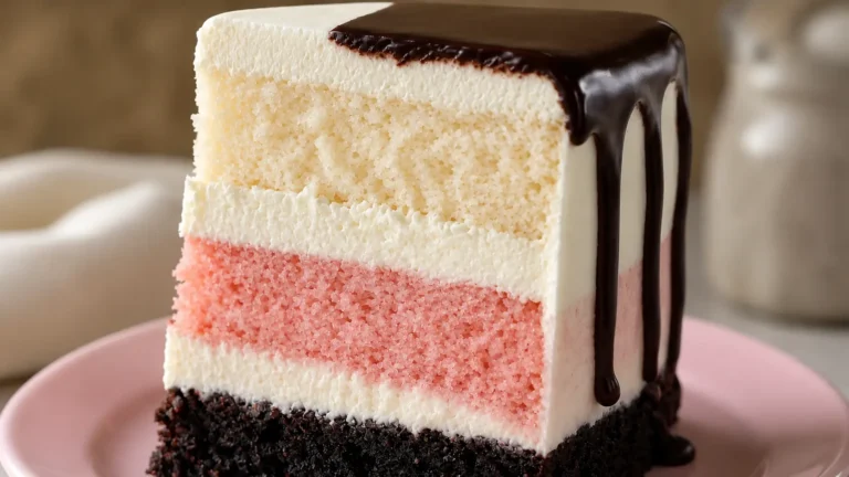 Neapolitan Cake: The Ultimate Triple-Layer Chocolate, Strawberry, and Vanilla Masterpiece