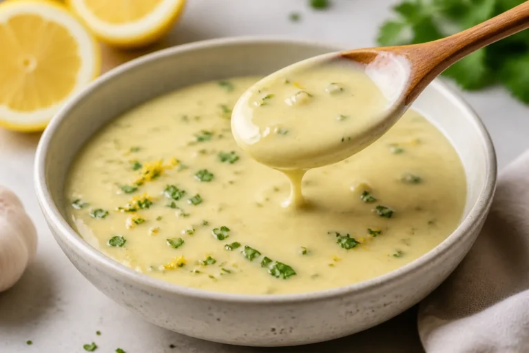 Creamy Lemon Garlic Butter Sauce for Fish