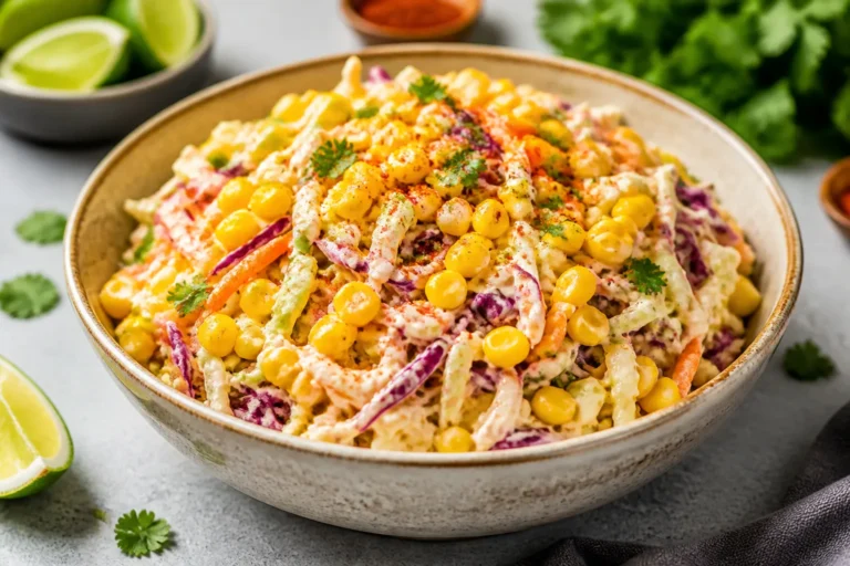 Spicy Corn Slaw: The Ultimate Summer Crunch That Delights