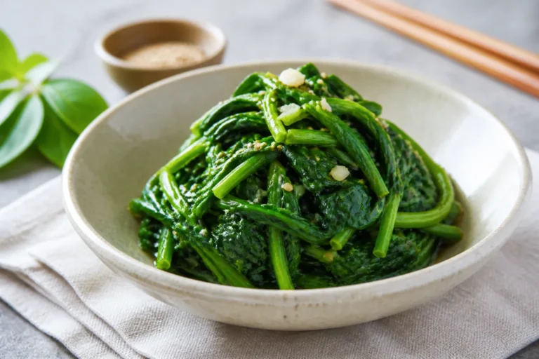 Sigeumchi Namul (Korean Spinach Side Dish)