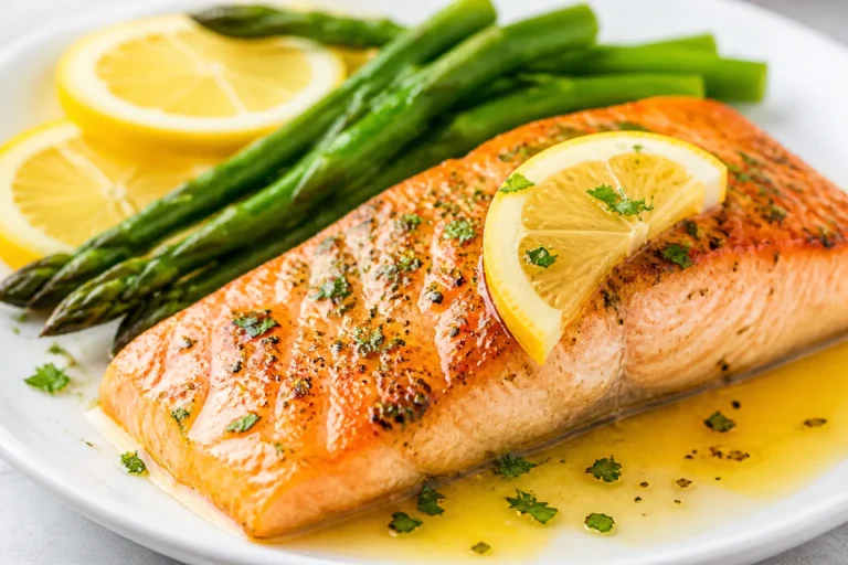 Low Carb Lemon Butter Salmon