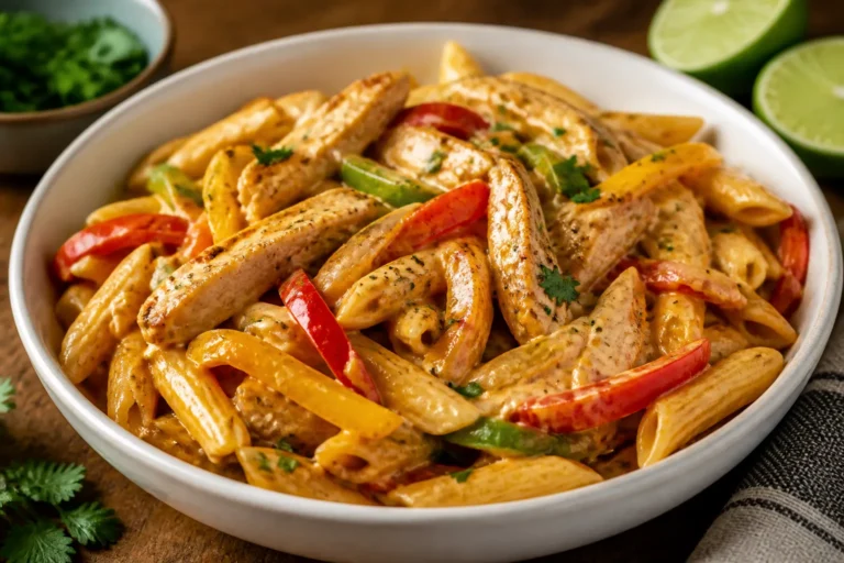 Easiest Ever Creamy Chicken Fajita Pasta for Busy Weeknights