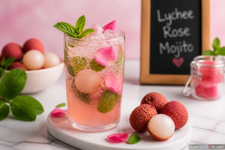 Lychee Rose Mojito Recipe
