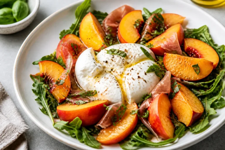 Peach Burrata Salad: The Perfect Summer Stone Fruit Recipe