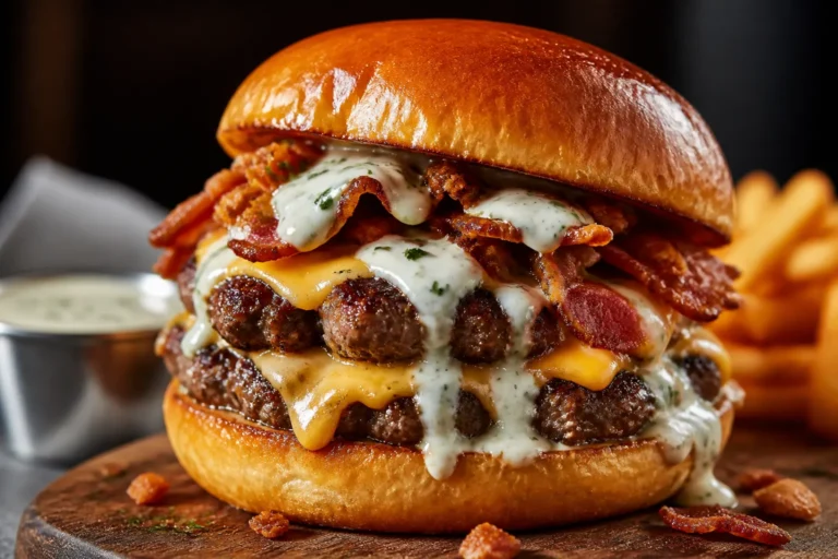 Bacon Ranch Crack Burgers: The Ultimate Loaded Brioche Masterpiece