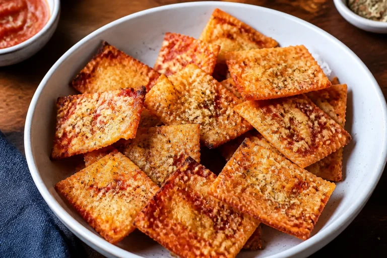 Make Sugar Free Crispy Pizza Chips For The Easiest Snack