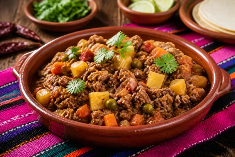 Picadillo Recipe Mexican Authentic Salsa