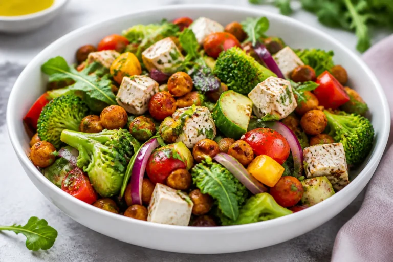 Healthy High Protein Vegetable Salad Recipe