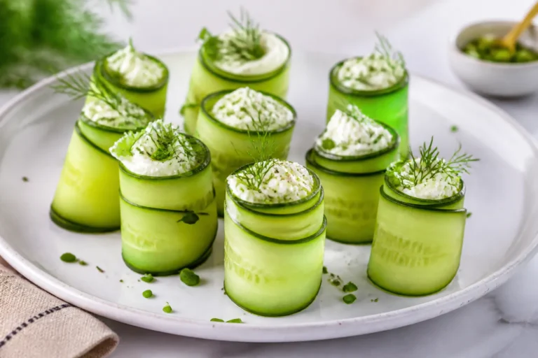 Cucumber Cream Cheese Rolls