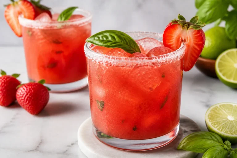 Strawberry Basil Margarita Recipe