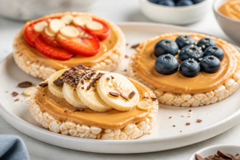 Rice Cake Peanut Butter Snacks