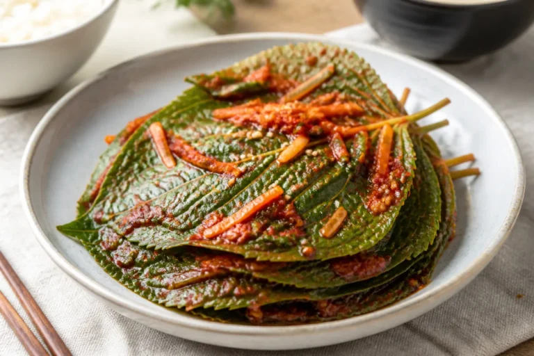 Perilla Leaf Kimchi Recipe