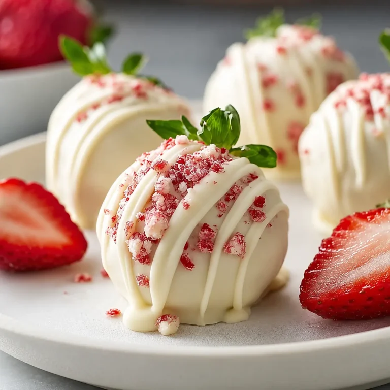 Strawberry Cheesecake Protein Balls | High Protein Snack Recipe