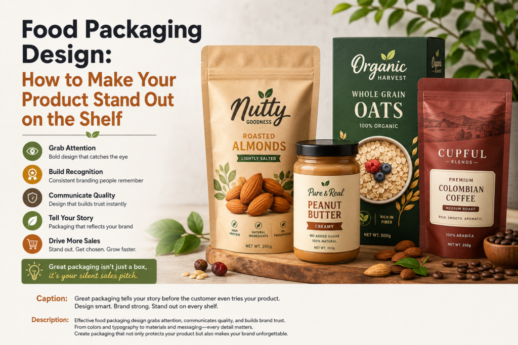 Food Packaging Design: How to Make Your Product Stand Out on the Shelf