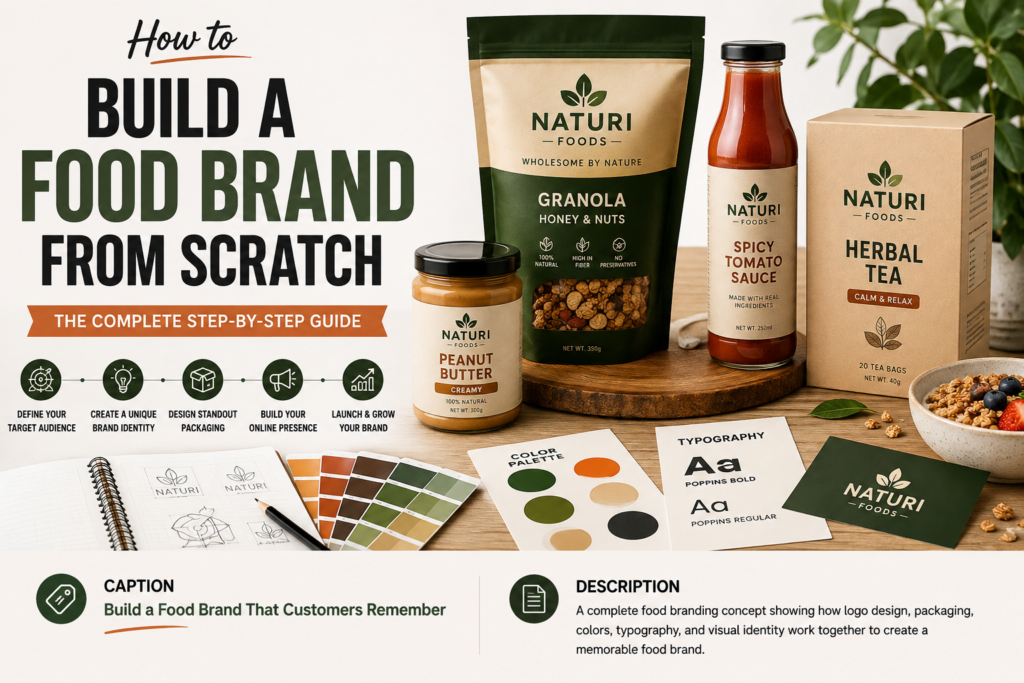 how to build a food brand